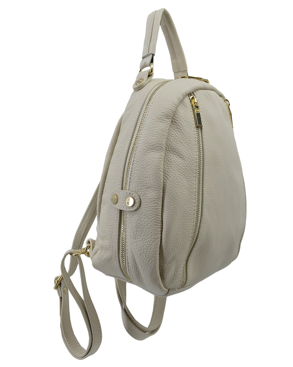 ΔΕΡΜΑΤΙΝΗ ΓΥΝΑΙΚΕΙΑ ΤΣΑΝΤΑ ΚΩΔΙΚΟΣ: 33-BAG-BACKPACK (BEIGE) - Image 3