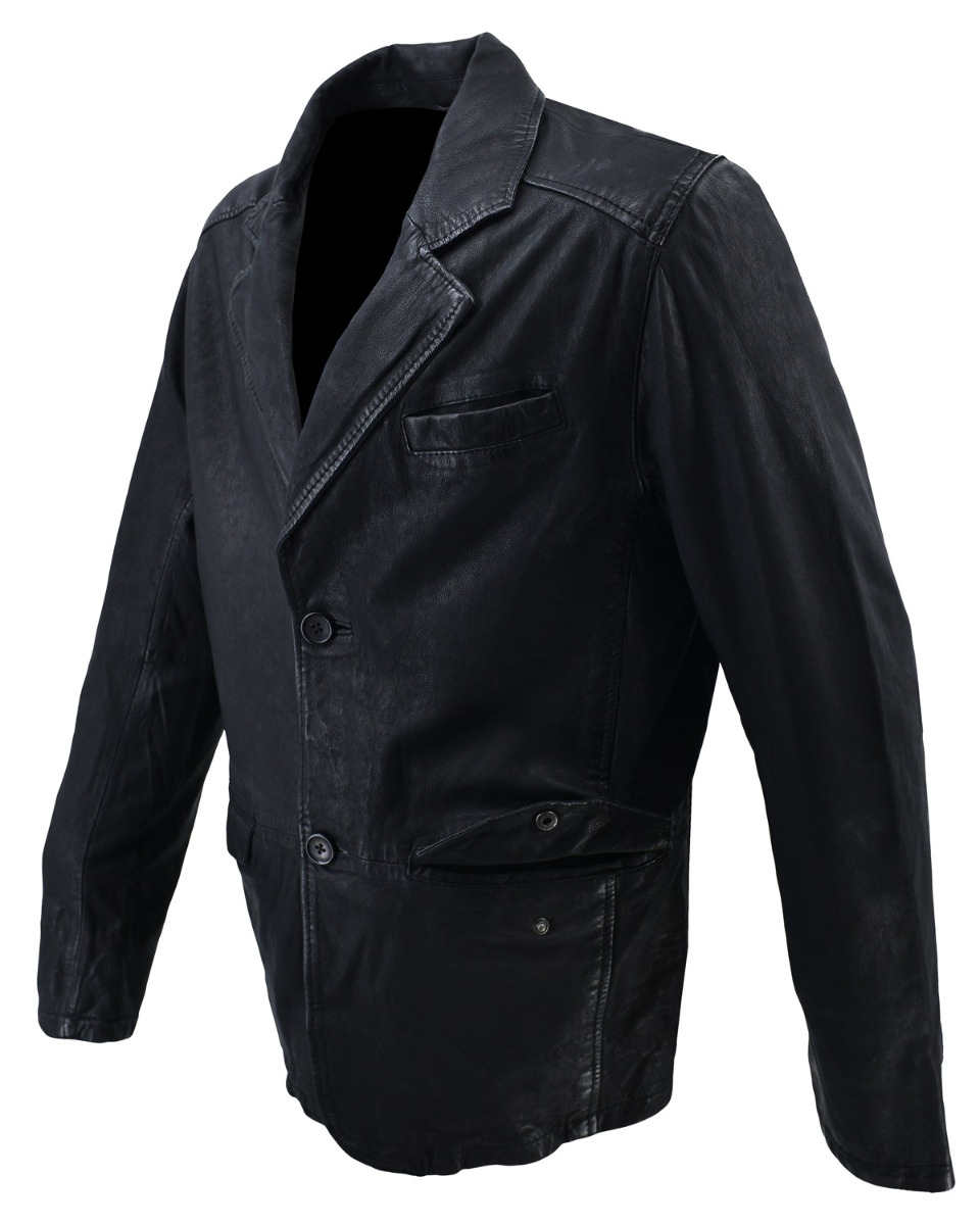 ΔΕΡΜΑΤΙΝΟ ΑΝΔΡΙΚΟ ΣΑΚΑΚΙ ΚΩΔΙΚΟΣ: 61-M-GMP-39 (BLACK) - Image 4