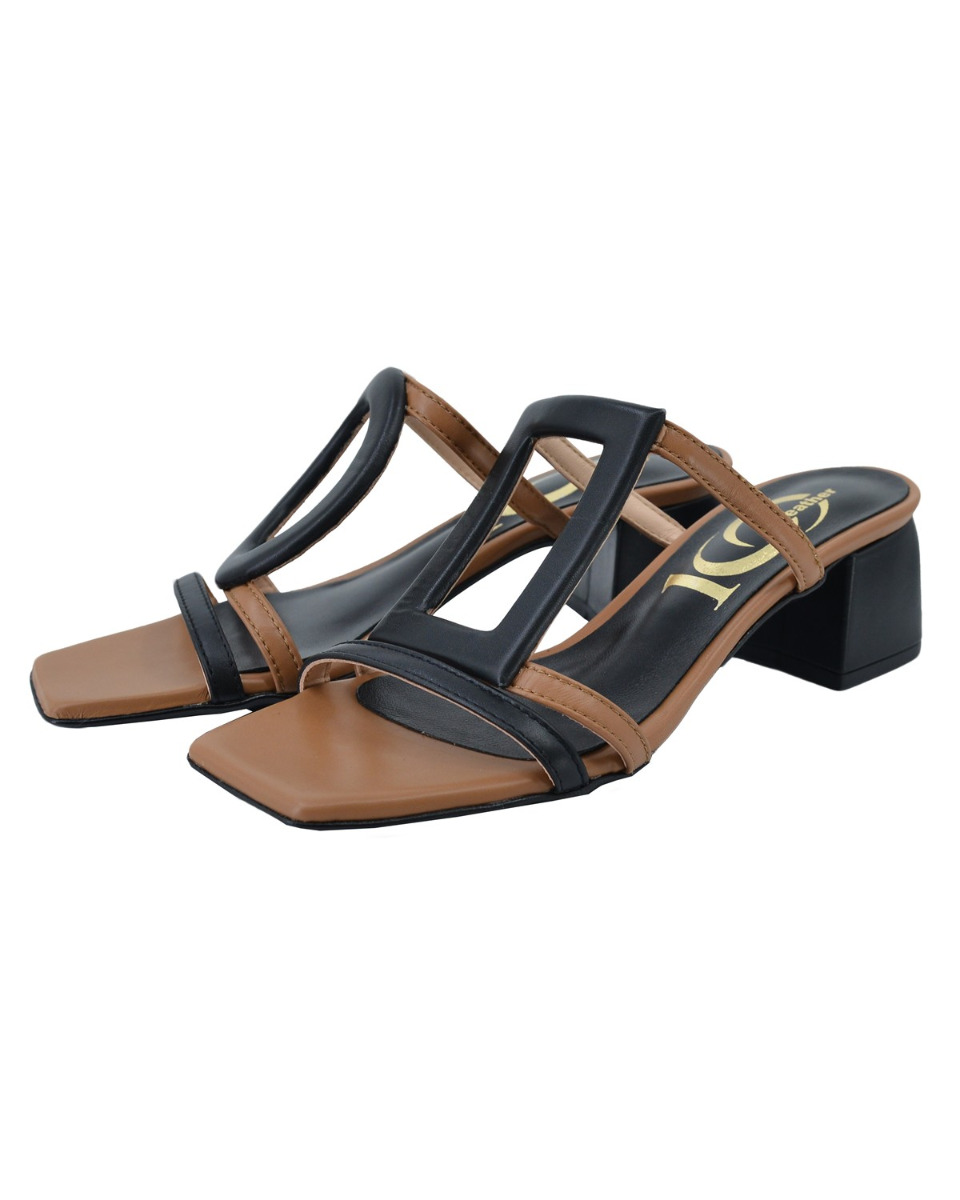 ΔΕΡΜΑΤΙΝA ΓΥΝΑΙΚΕΙΑ ΥΠΟΔΗΜΑΤΑ : 69-W-TWINS (BLACK-TABA) - Image 3