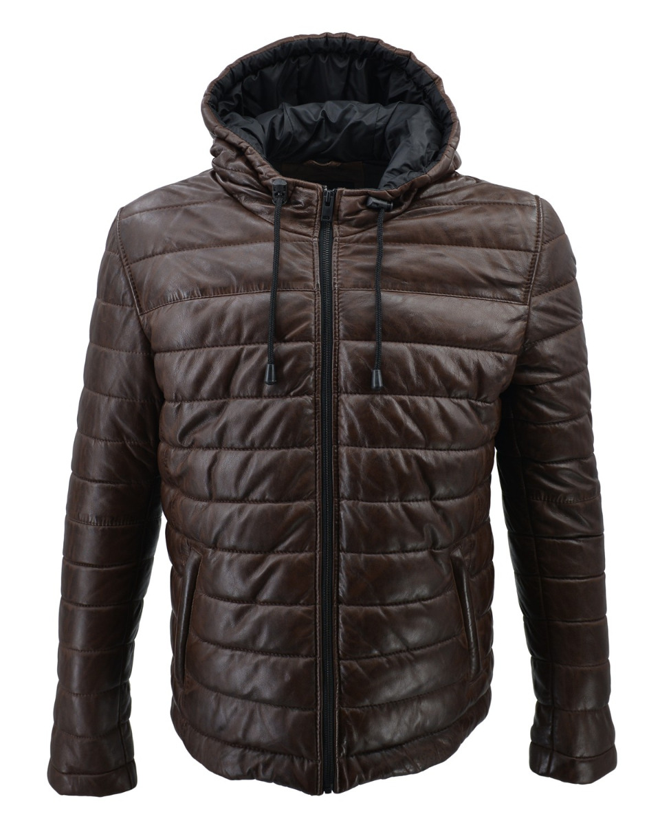 ΔΕΡΜΑΤΙΝΟ ΑΝΔΡΙΚΟ ΜΠΟΥΦΑΝ ΚΩΔΙΚΟΣ: 08-M-GP-2402 (BROWN) - Image 4