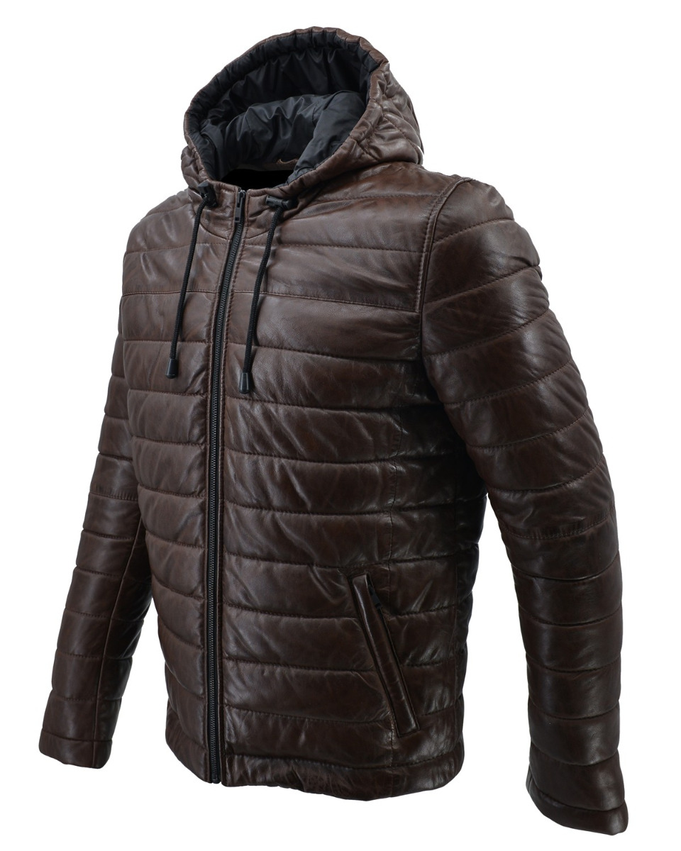 ΔΕΡΜΑΤΙΝΟ ΑΝΔΡΙΚΟ ΜΠΟΥΦΑΝ ΚΩΔΙΚΟΣ: 08-M-GP-2402 (BROWN) - Image 5
