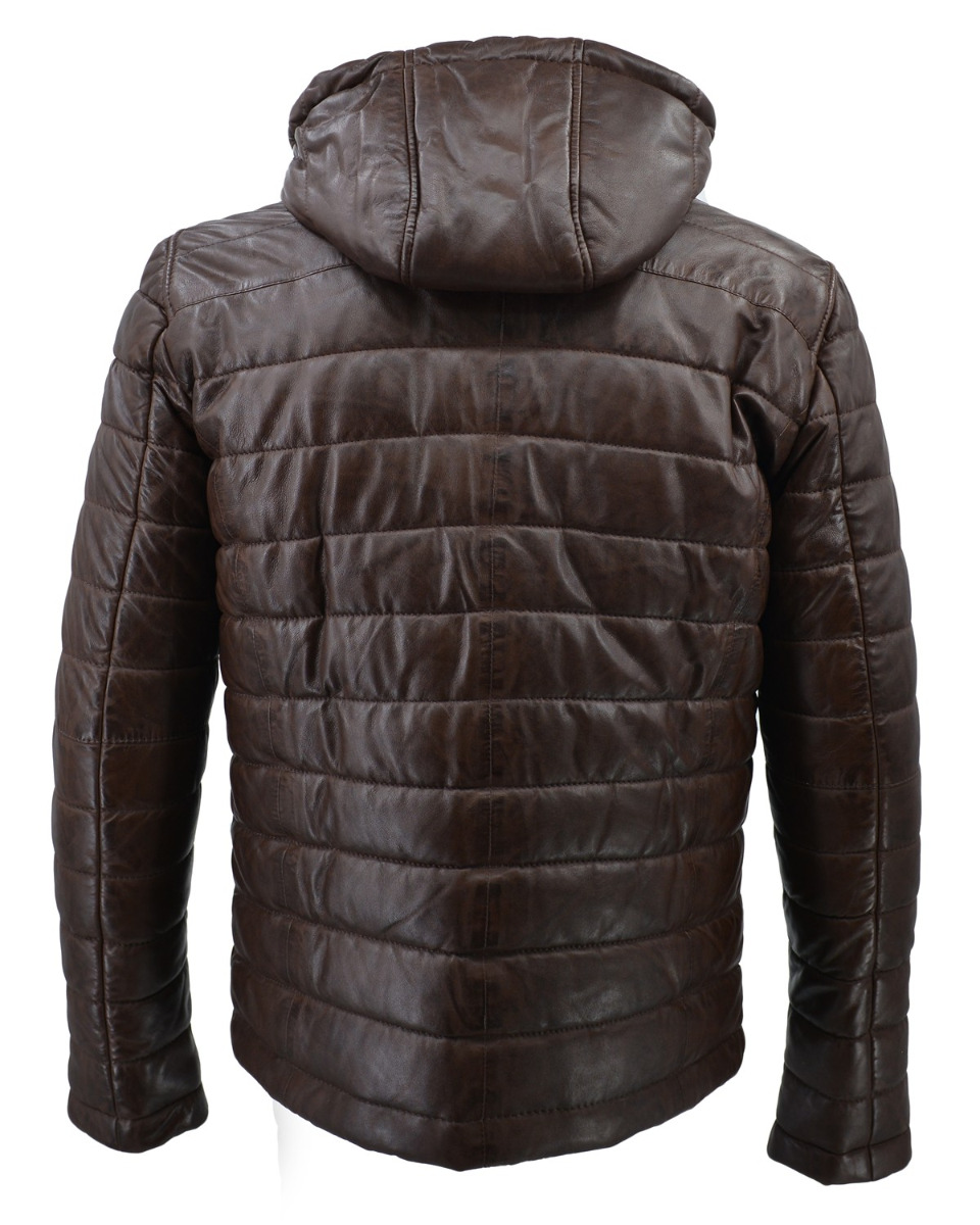 ΔΕΡΜΑΤΙΝΟ ΑΝΔΡΙΚΟ ΜΠΟΥΦΑΝ ΚΩΔΙΚΟΣ: 08-M-GP-2402 (BROWN) - Image 7