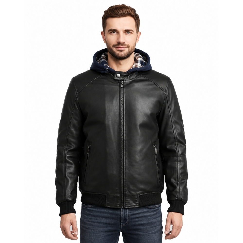 ΔΕΡΜΑΤΙΝΟ ΑΝΔΡΙΚΟ ΜΠΟΥΦΑΝ ΚΩΔΙΚΟΣ: 08-M-TREBUR (BLACK)