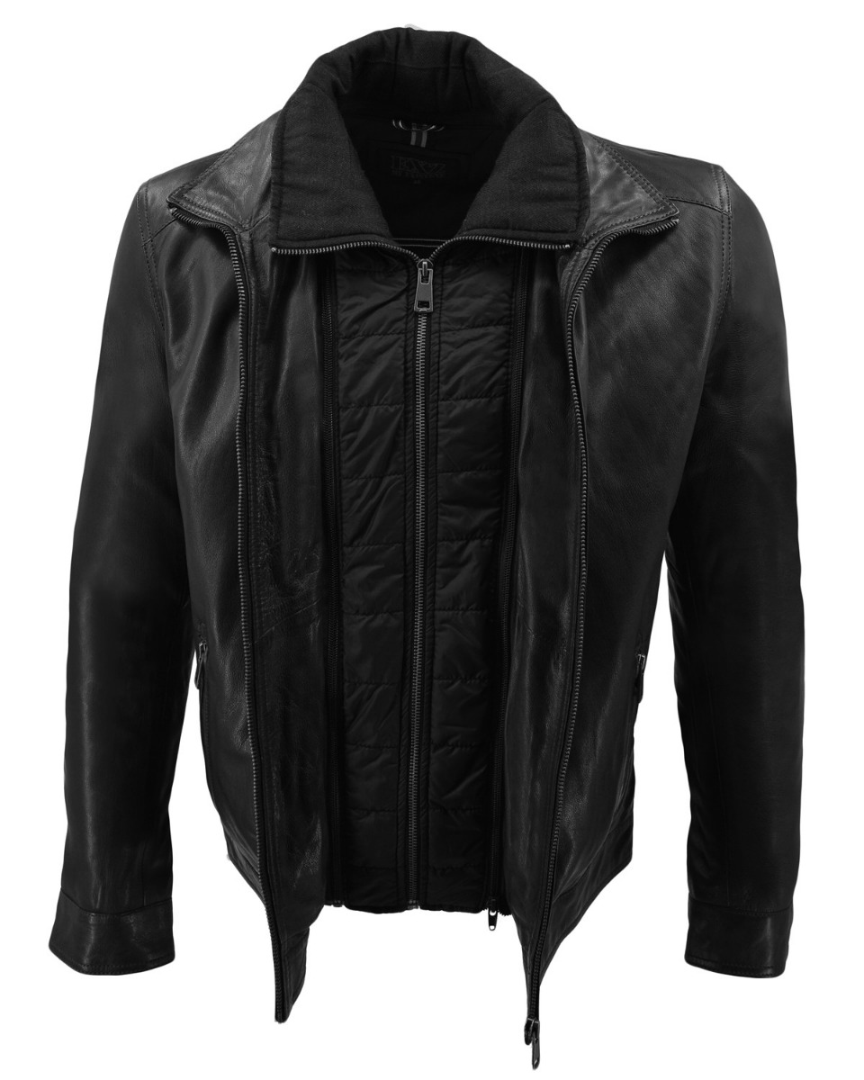 ΔΕΡΜΑΤΙΝΟ ΑΝΔΡΙΚΟ ΜΠΟΥΦΑΝ ΚΩΔΙΚΟΣ: 08-M-VIP (BLACK) - Image 6