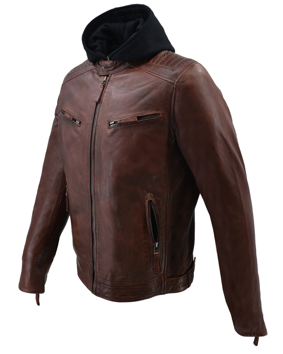 ΔΕΡΜΑΤΙΝΟ ΑΝΔΡΙΚΟ ΜΠΟΥΦΑΝ ΚΩΔΙΚΟΣ: 37-M-2711-A (SADDLE-BROWN) - Image 7