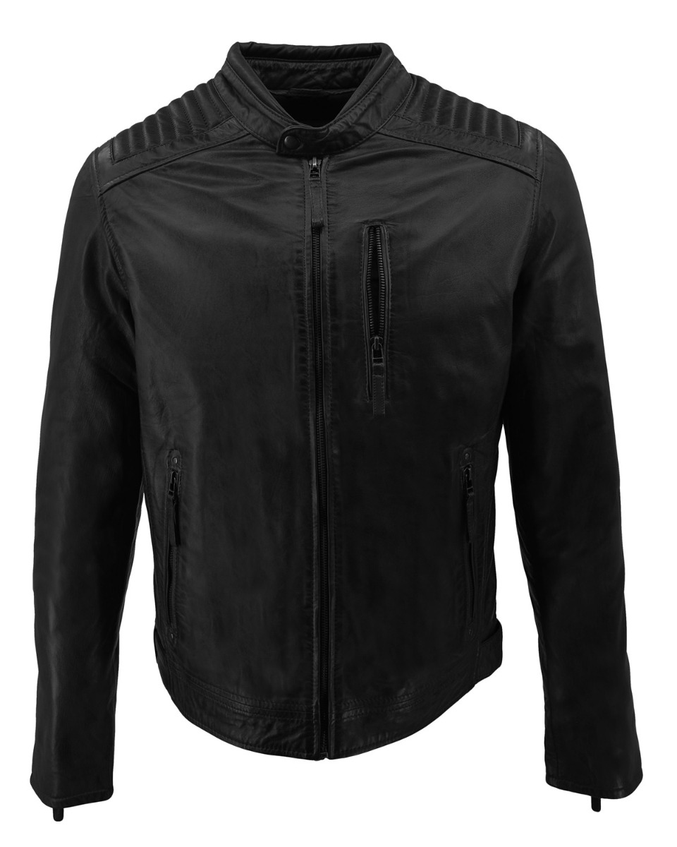 ΔΕΡΜΑΤΙΝΟ ΑΝΔΡΙΚΟ ΜΠΟΥΦΑΝ ΚΩΔΙΚΟΣ: 37-M-2711-B (BLACK) - Image 4