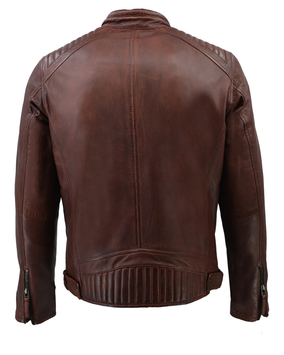 ΔΕΡΜΑΤΙΝΟ ΑΝΔΡΙΚΟ ΜΠΟΥΦΑΝ ΚΩΔΙΚΟΣ: 37-M-2711-C (SADDLE-BROWN) - Image 6
