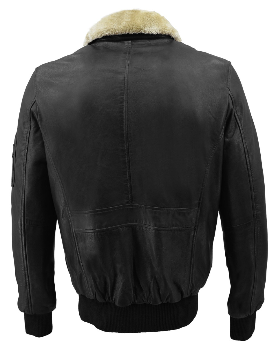 ΔΕΡΜΑΤΙΝΟ ΑΝΔΡΙΚΟ ΜΠΟΥΦΑΝ ΚΩΔΙΚΟΣ: 37-M-A2-PILOT (BLACK) - Image 10