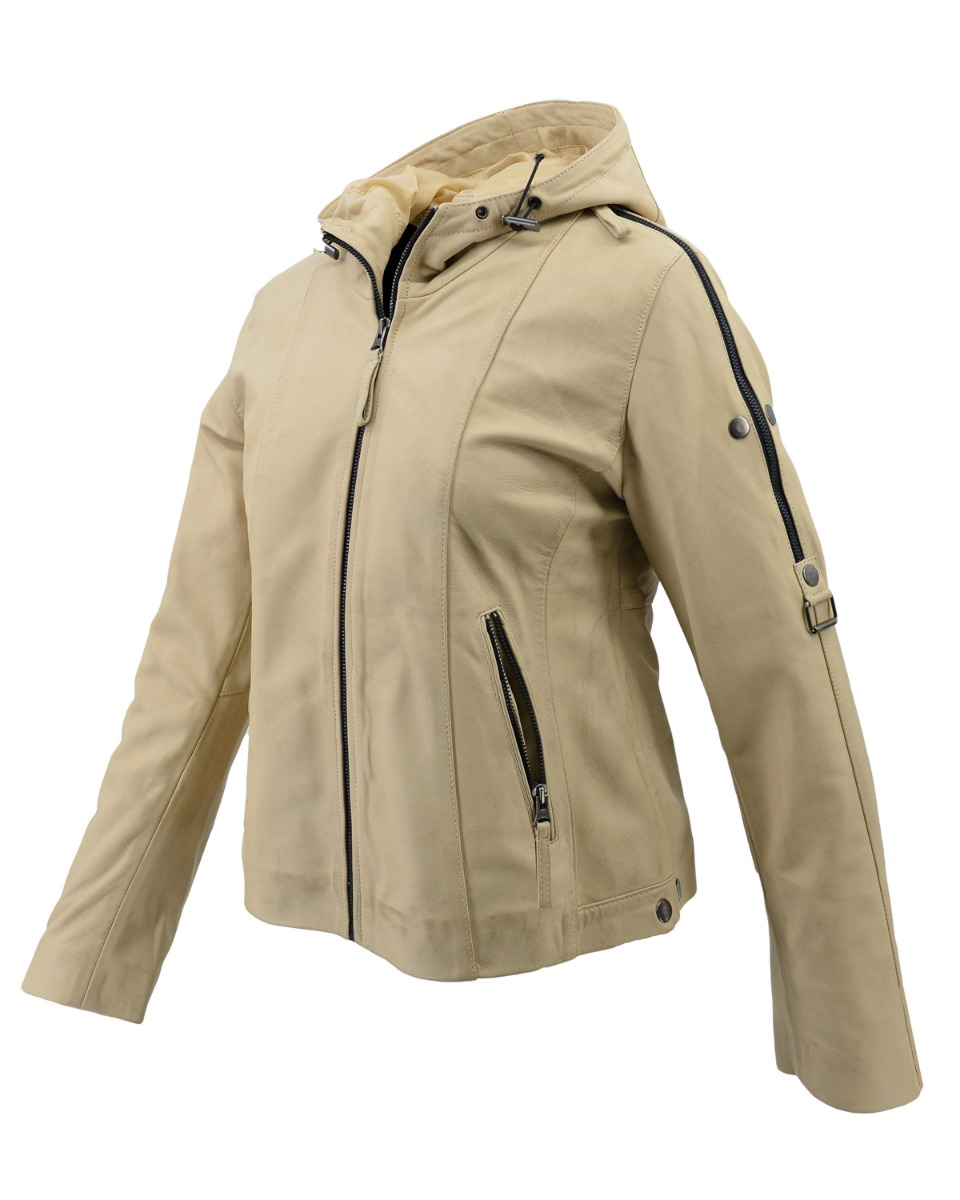 ΔΕΡΜΑΤΙΝΟ ΓΥΝΑΙΚΕΙΟ ΜΠΟΥΦΑΝ ΚΩΔΙΚΟΣ: 49-W-F-6 (BEIGE) - Image 6