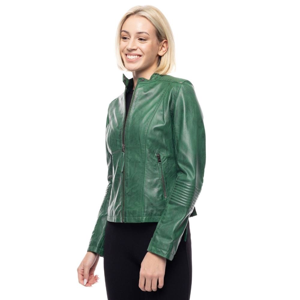 ΔΕΡΜΑΤΙΝΟ ΓΥΝΑΙΚΕΙΟ ΜΠΟΥΦΑΝ ΚΩΔΙΚΟΣ: 49-W-FRANCY (GREEN)