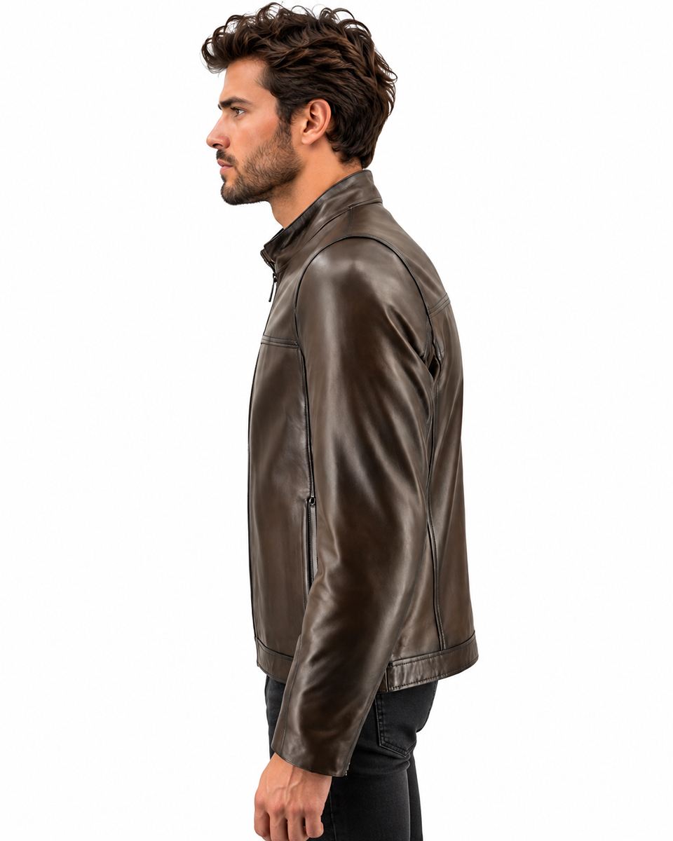 ΔΕΡΜΑΤΙΝΟ ΑΝΔΡΙΚΟ ΜΠΟΥΦΑΝ ΚΩΔΙΚΟΣ: 07-M-G-01 (BROWN JUMBO) - Image 8